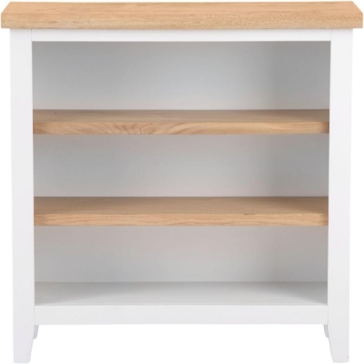 Aberdare Oak and White Painted Small Bookcase - image 1