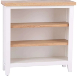 Aberdare Oak and White Painted Small Bookcase - thumbnail 2