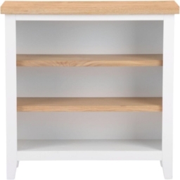 Aberdare Oak and White Painted Small Bookcase - thumbnail 1