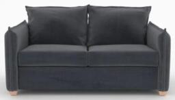Oliver Sunningdale Granite Fabric 2 Seater Sofa Bed