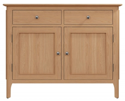 Appleby Natural Oak 2 Door 2 Drawer Sideboard - image 1