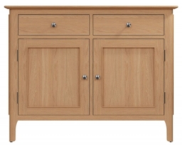 Appleby Natural Oak 2 Door 2 Drawer Sideboard - thumbnail 1