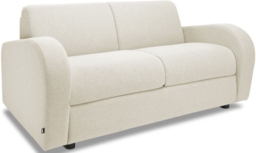 Jay-Be Retro Luxury Reflex Foam 2 Seater Sofa - Cream Fabric - thumbnail 2