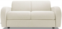Jay-Be Retro Luxury Reflex Foam 2 Seater Sofa - Cream Fabric - thumbnail 1