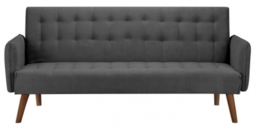 Hudson Charcoal Fabric Sofa Bed