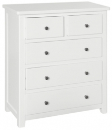 Henley White Painted 2+3 Drawer Chest