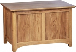 Shaker Oak Small Blanket Box - thumbnail 1