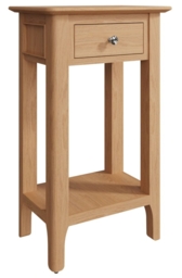 Appleby Oak 1 Drawer Telephone Table - thumbnail 3