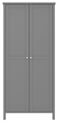 Tromso Grey 2 Door Wardrobe - image 1