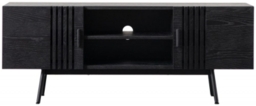 Holsen 140cm Black Oak TV Media Unit - thumbnail 1