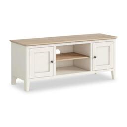 Marlow TV Unit - 2 Door - White - thumbnail 2