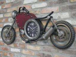 Metal Motorbike Clock