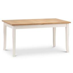 Davenport Ivory 6 Seater Extending Dining Table - thumbnail 1