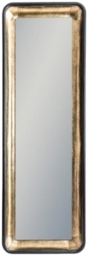 Limehouse Black and Antique Gold Led Lighting Tall Wall Mirror - 60cm x 180cm