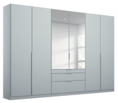 Rauch Alabama 271cm Silk Grey 6 Door Combi Wardrobe - image 1