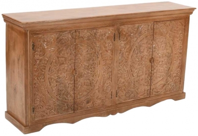 Artwork Brown 4 Door Xl Sideboard - image 1