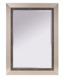Mindy Brownes Lillie Grey Rectangular Mirror - 80cm x 110cm