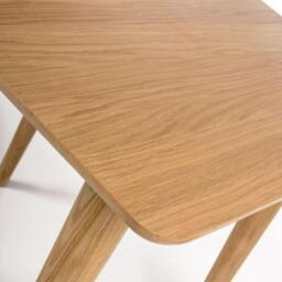 Jenson Oak 2-4 Seater Square Extending Dining Table - thumbnail 3