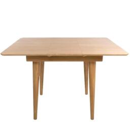 Jenson Oak 2-4 Seater Square Extending Dining Table - thumbnail 2