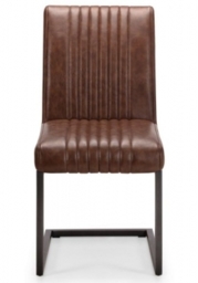 Brooklyn Brown Dining Chair (Sold in Pairs) - thumbnail 1