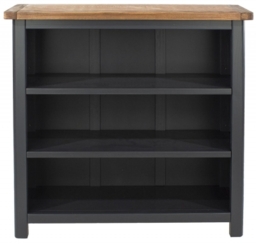 Denton Blue Low Bookcase