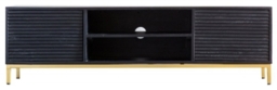 Ripple Mango Wood Media Unit - thumbnail 1