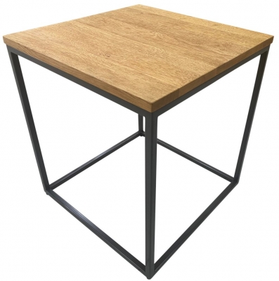 Trend Oak Square Lamp Table - image 1