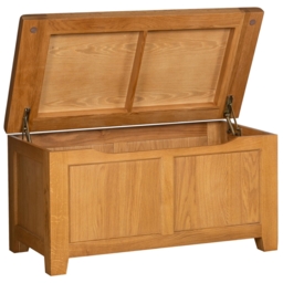 Somer Oak Blanket Box - thumbnail 2