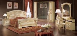 Aida Dressing Table - Double Pedestal - Ivory - thumbnail 2