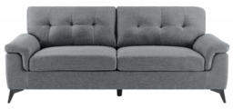 Ottawa Fabric 3 Seater Sofa- Comes in Dark Grey and Emerald Green