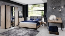 Lassen Oak Effect Storage Bed - Sizes Available - thumbnail 2