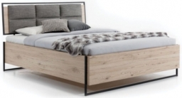 Lassen Oak Effect Storage Bed - Sizes Available - thumbnail 1