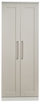 York Kaschmir Ash 2 Door Tall Wardrobe - image 1