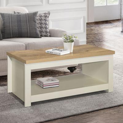 Highgate Cream Painted 105cm Coffee Table - image 1
