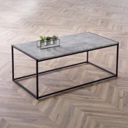 Staten Concrete Effect 110cm Coffee Table