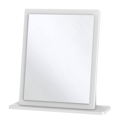 Knightsbridge Small Mirror - White High Gloss