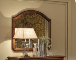 Camel Nostalgia Night Walnut Italian Large Vanity Mirror - 110cm x 101cm - thumbnail 1