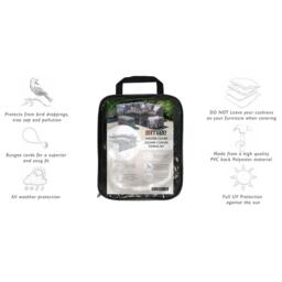 Maze Black Polyester Richmond Outdoor Corner Set Cover - thumbnail 3