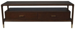 Lafe Walnut 2 Drawer TV Unit