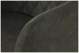 Loft Green Fabric Swivel Dining Chair - thumbnail 3