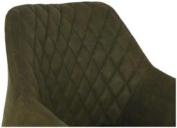 Loft Green Fabric Swivel Dining Chair - thumbnail 4