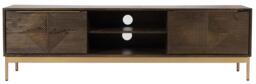 Zaine TV Unit - 160cm - Walnut - thumbnail 1