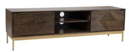 Zaine TV Unit - 160cm - Walnut - thumbnail 3