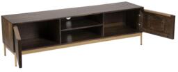 Zaine TV Unit - 160cm - Walnut - thumbnail 2