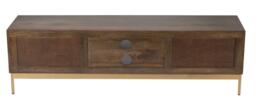 Zaine TV Unit - 160cm - Walnut - thumbnail 5