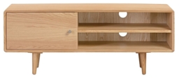 Jenson Light Oak 1 Door TV Unit - thumbnail 2