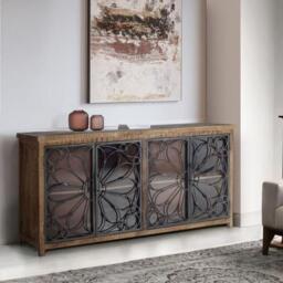 Hopkins Mango Wood Extra Large 4 Door Sideboard - 190cm