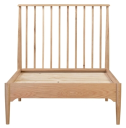 Jenson Oak Slatted Bed - Sizes Available - thumbnail 2