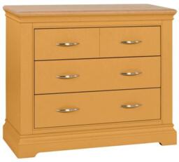 Annecy Orange Mustard Painted 2+2 Drawer Chest