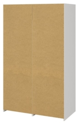 Line White and Oak Effect 2 Door 2 Drawer Sliding Wardrobe - thumbnail 5